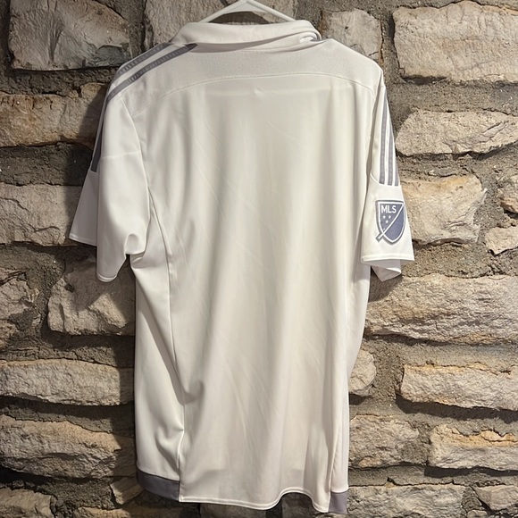 Adidas Sporting KC replica jersey white size Large - Picture 2 of 4